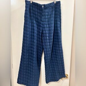 Johnny Was Biya Navy Pants Size XL